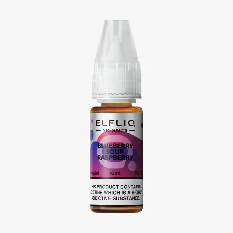 ELFLIQ 10ml Nic Salt E Liquid Juice Blueberry Sour Raspberry