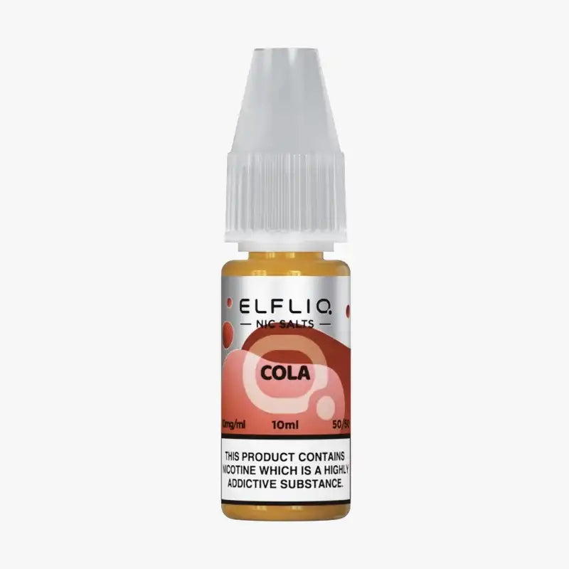 ELFLIQ 10ml Nic Salt E Liquid Juice Cola