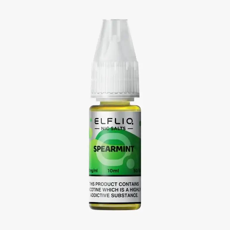 ELFLIQ 10ml Nic Salt E Liquid Juice Spearmint