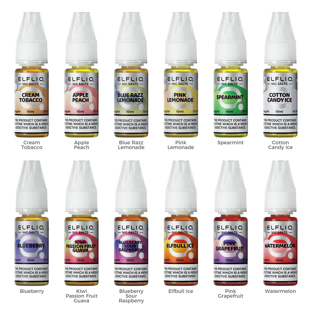 Elfliq Nic Salt E-Liquid - Box of 10