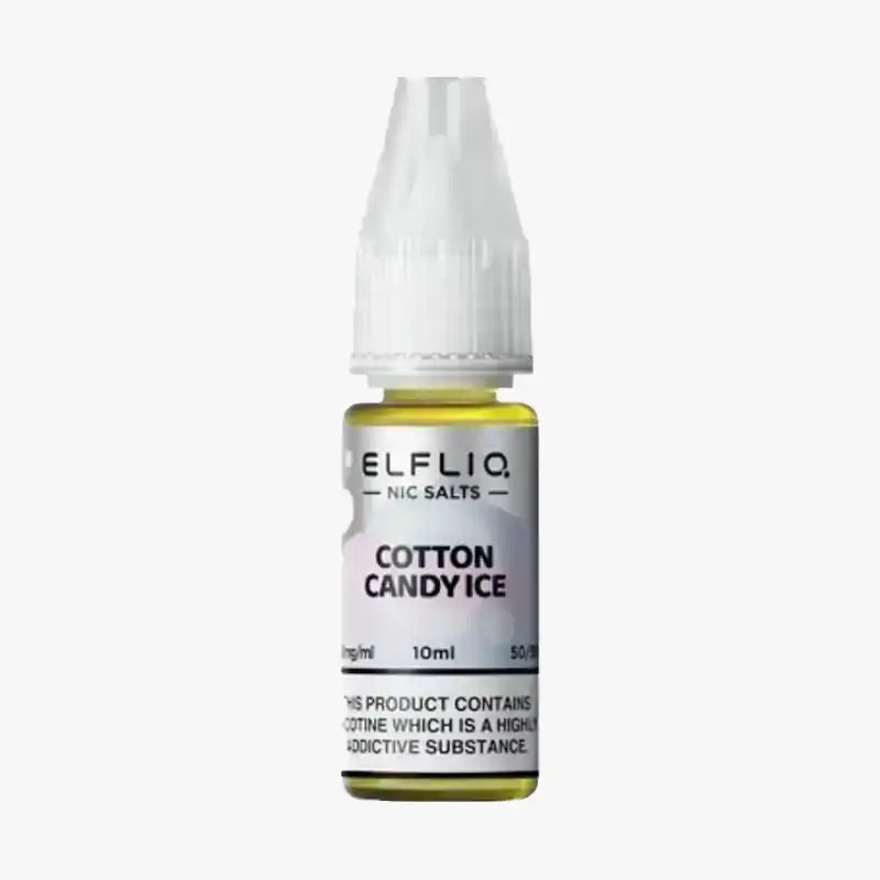 ELFLIQ Nic Salt 10ml E Liquid Cotton Candy Ice