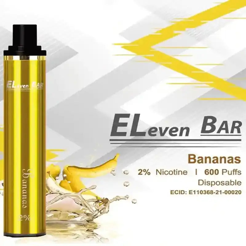 Eleven-Bar-600-Puffs-Disposable-Vape-Bananas