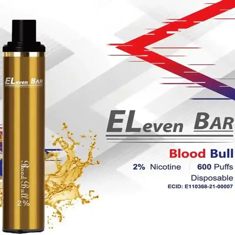 Eleven-Bar-600-Puffs-Disposable-Vape-Blood-Bull