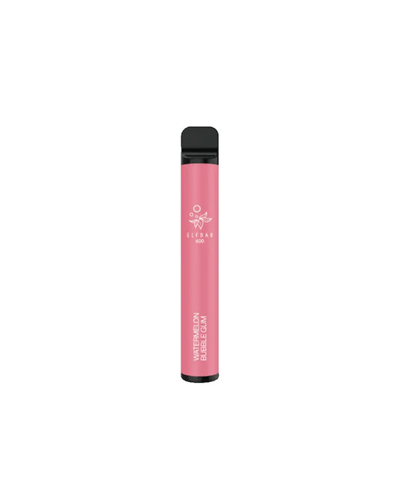 Elf Bar 600 Watermelon Bubble Gum Disposable Vape