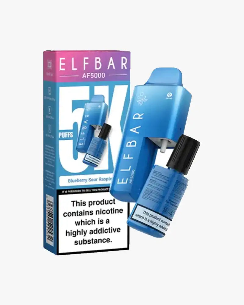 Elf Bar AF5000 5K Disposable Vape 20mg 5000 Puffs Blueberry Sour Raspberry