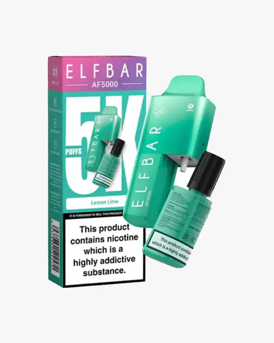 Elf Bar AF5000 5K Disposable Vape 20mg 5000 Puffs Lemon Lime