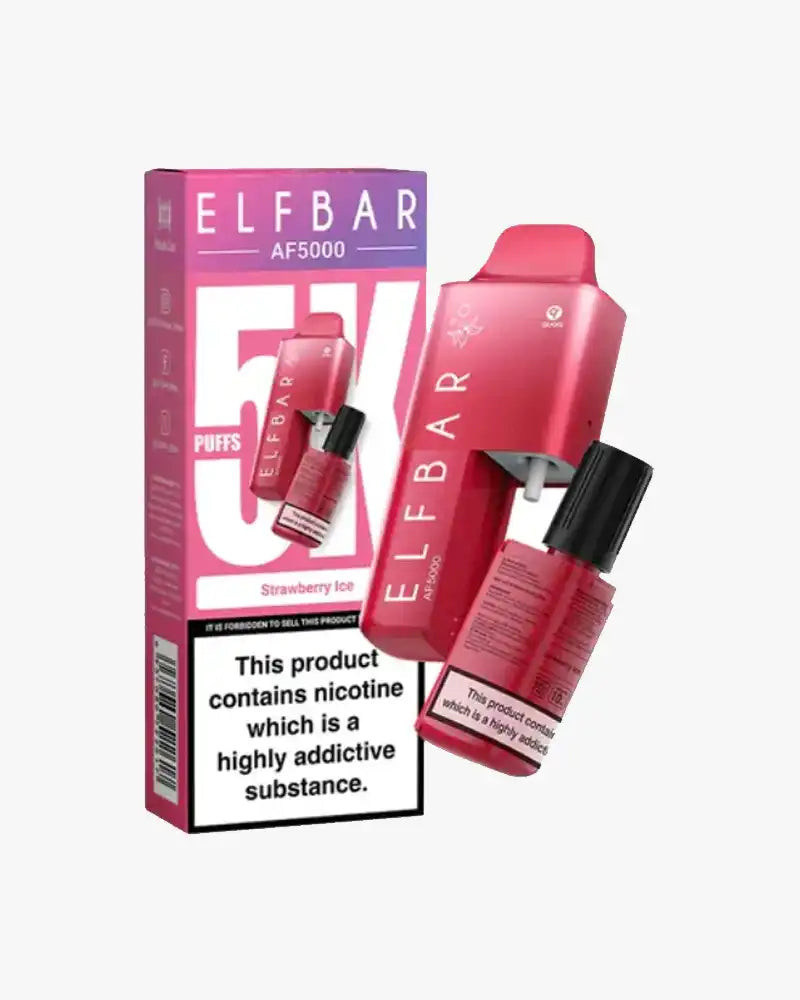 Elf Bar AF5000 5K Disposable Vape 20mg 5000 Puffs Strawberry Ice