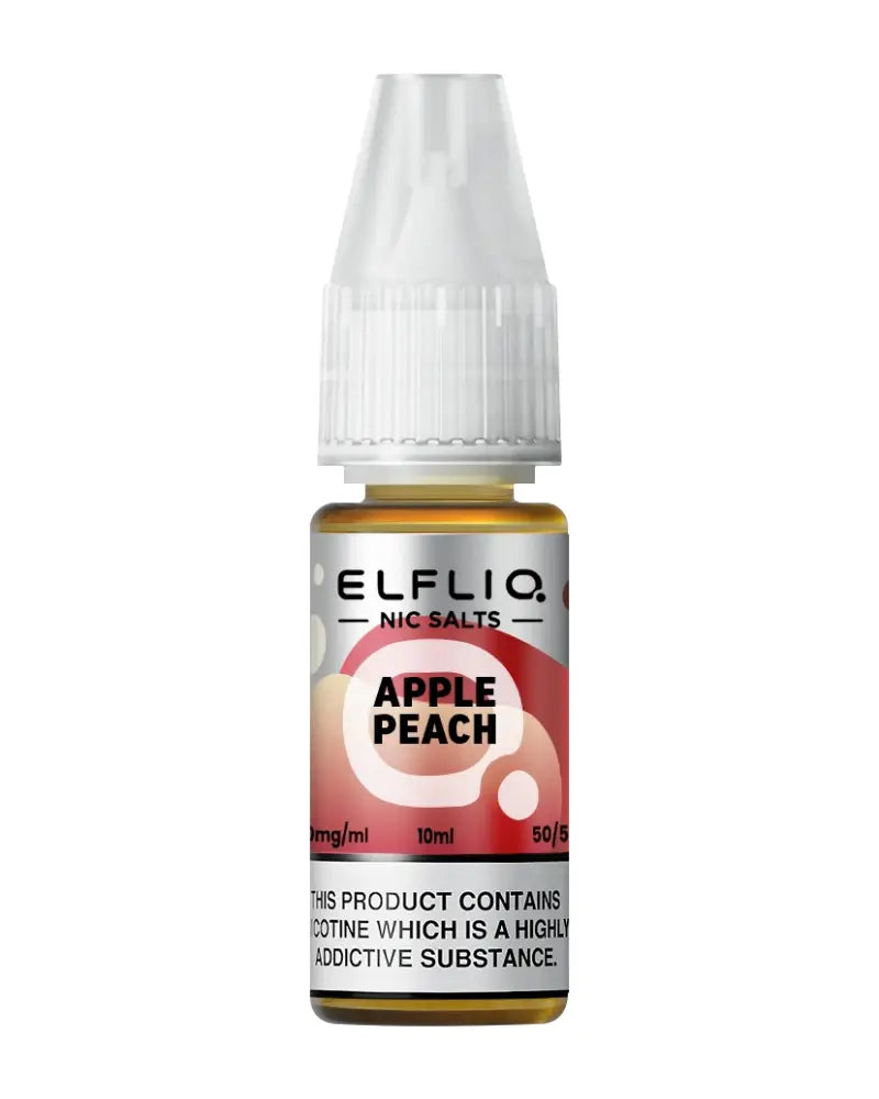 Elf Bar Efliq Apple Peach Nic Salt Vape Juice