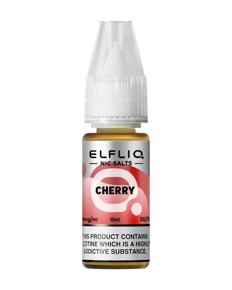 Elf Bar Efliq Cherry Nic Salt Vape Juice - Vapours Deal Ltd