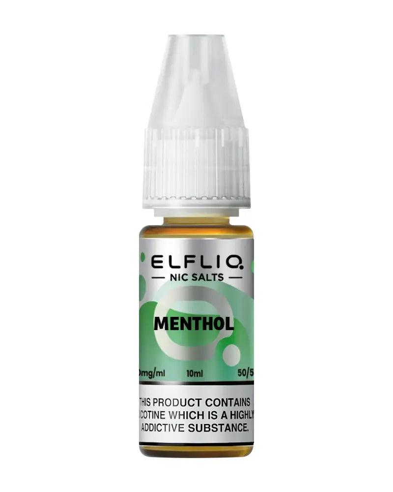 Elf Bar Efliq Menthol Nic Salt Vape Juice - Vapours Deal Ltd