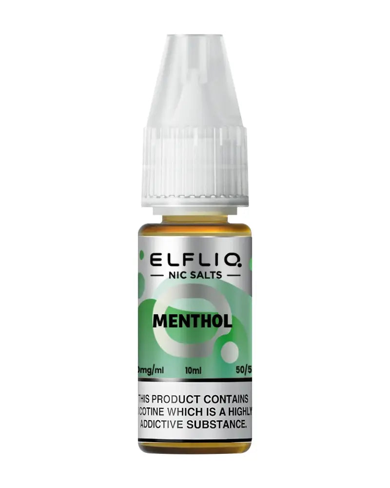 Elf Bar Efliq Menthol Nic Salt Vape Juice