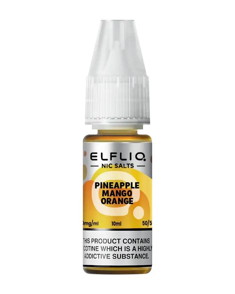 Elf Bar Efliq Pineapple Mango Orange Nic Salt Vape Juice - Vapours Deal Ltd
