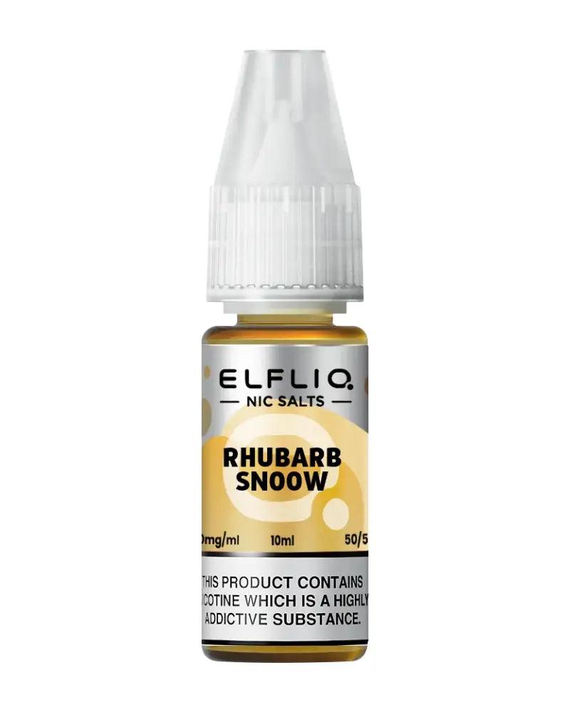 Elf Bar Efliq Rhubarb Snoow Nic Salt Vape Juice - Vapours Deal Ltd