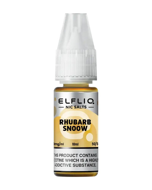 Elf Bar Efliq Rhubarb Snoow Nic Salt Vape Juice