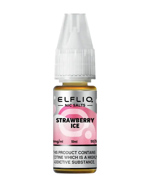 Elf Bar Efliq Strawberry Ice Nic Salt Vape Juice