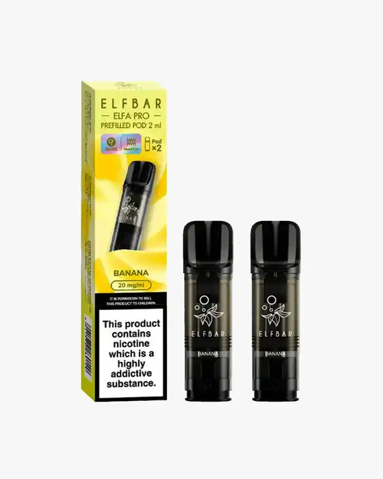 Elf Bar Elfa PRO Prefilled Vape Pods Banana