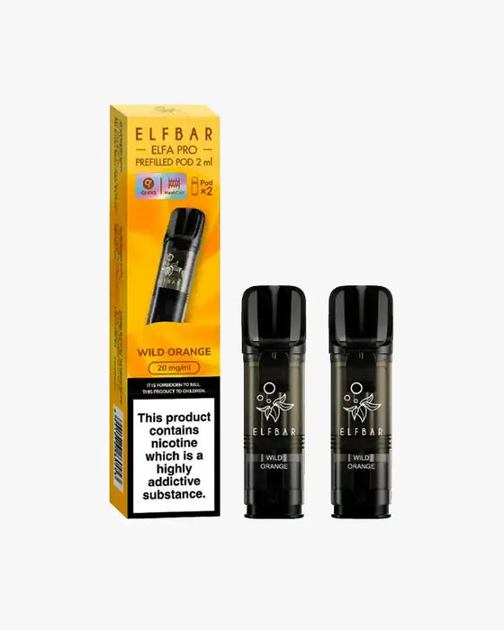 Elf Bar Elfa PRO Prefilled Vape Pods Wild Orange