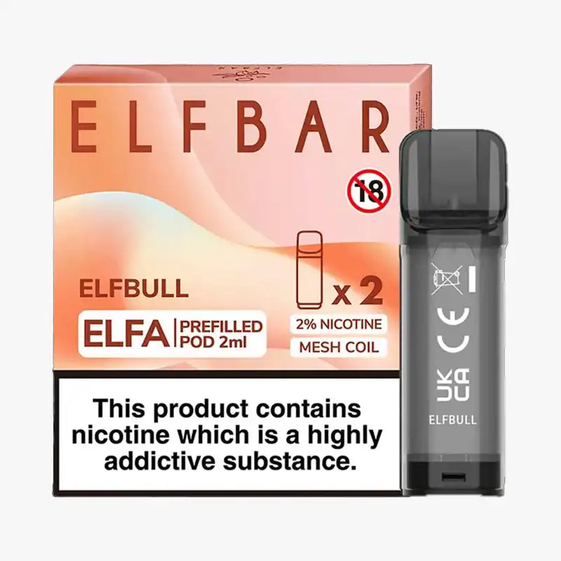 Elf Bar Elfa Pod Disposable Pods Box Of 10 Elfbull