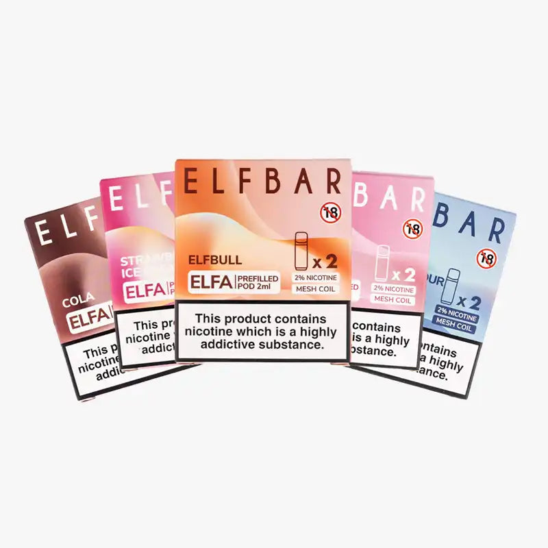 Elf Bar Elfa Prefilled Pods Blueberry Cotton Candy Pod