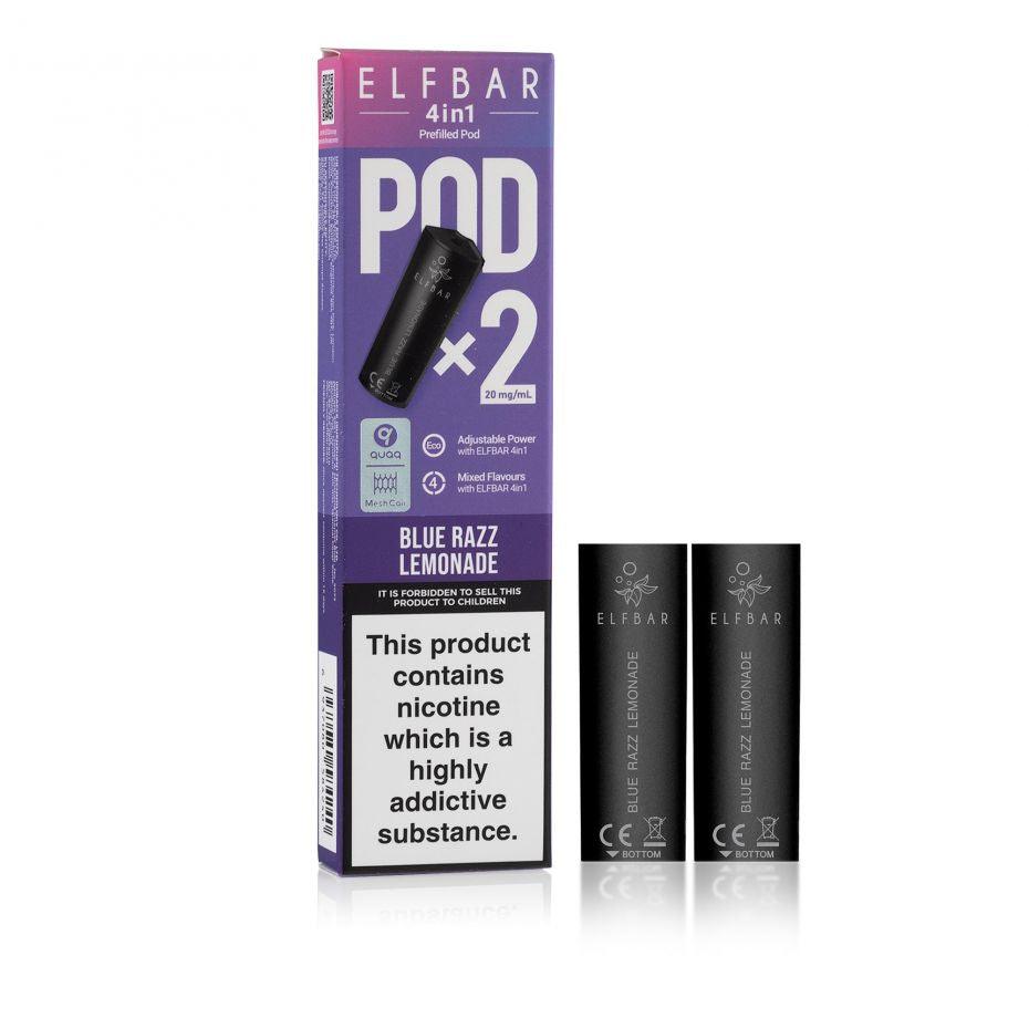Elf Bar Blue Razz Lemonade 2400 / 3200 Disposable Vape Pod - Vapours Deal Ltd