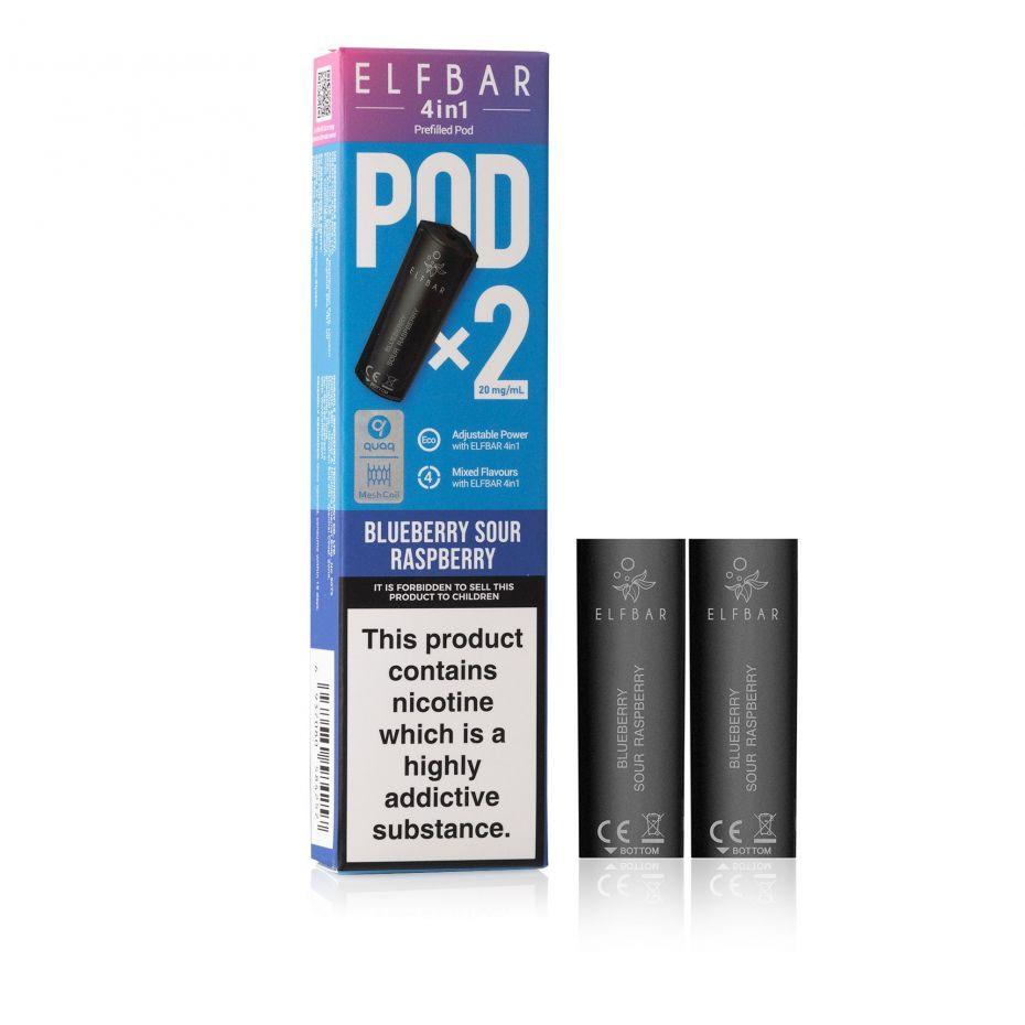 Elf Bar Blueberry Sour Raspberry 2400 / 3200 Disposable Vape Pod - Vapours Deal Ltd