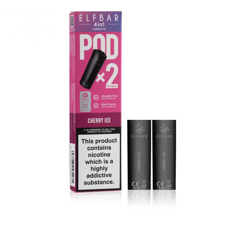 Elf Bar Cherry Ice 2400 / 3200 Disposable Vape Pod - Vapours Deal Ltd