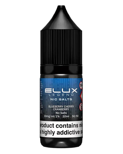 Elux Legend Blueberry Cranberry Cherry Nic Salt Vape Juice