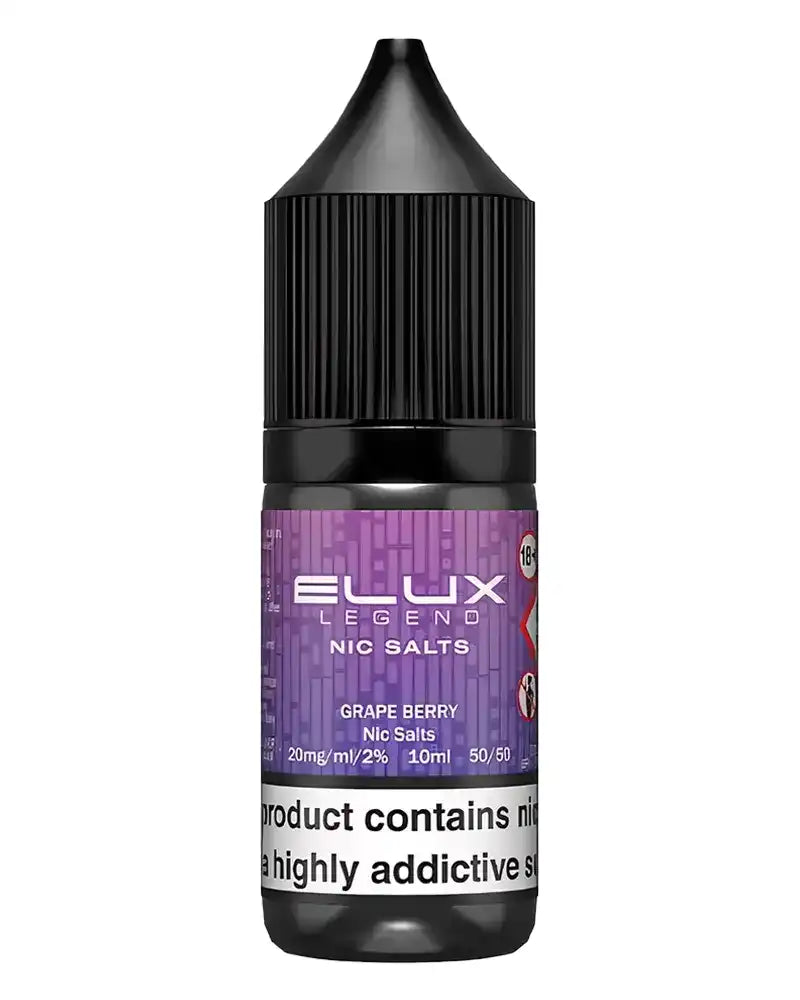 Elux Legend Grape Nic Salt Vape Juice