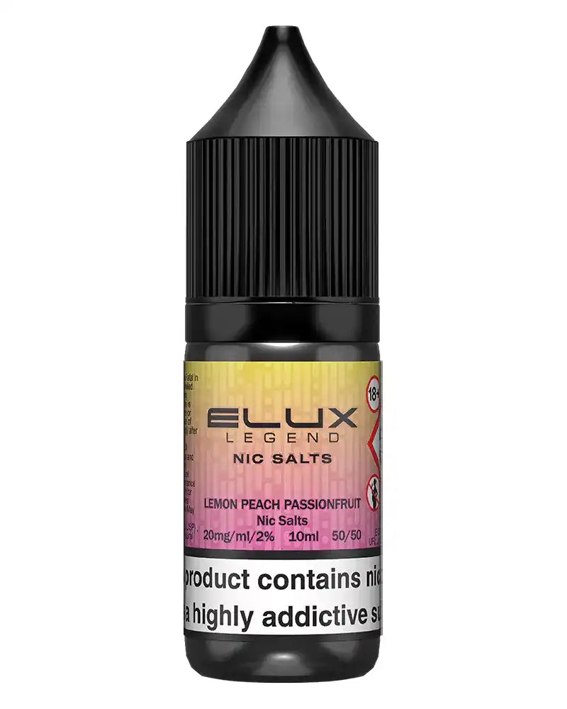 Elux Legend Lemon Peach Passion Fruit Nic Salt Vape Juice