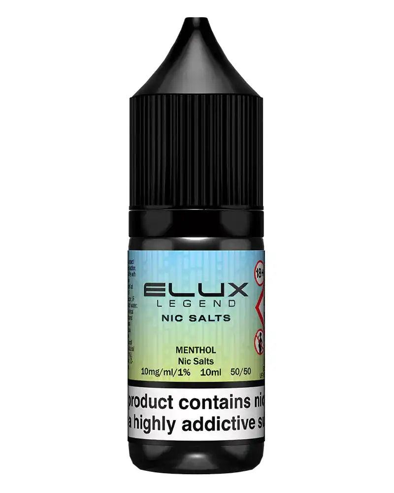 Elux Legend Menthol Nic Salt Vape Juice - Vapours Deal Ltd