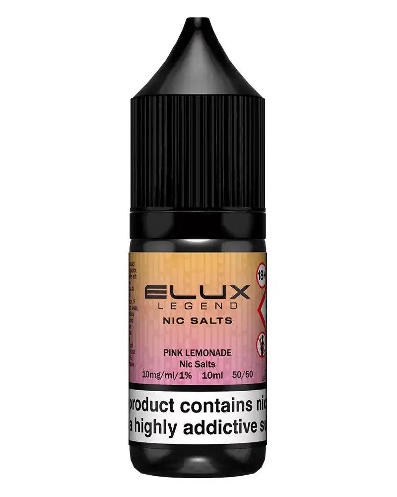 Elux Legend Pink Lemonade Nic Salt Vape Juice - Vapours Deal Ltd