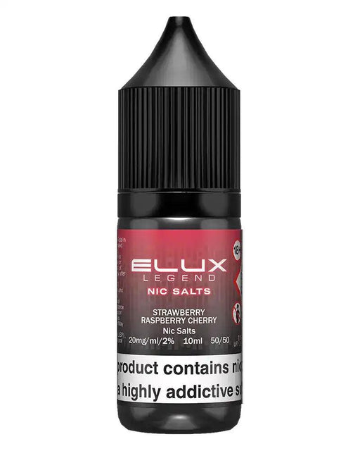 Strawberry Raspberry Cherry Nic Salt Vape Juice By Elux Strawberry Raspberry Cherry Nic Salt Vape Juice By Elux