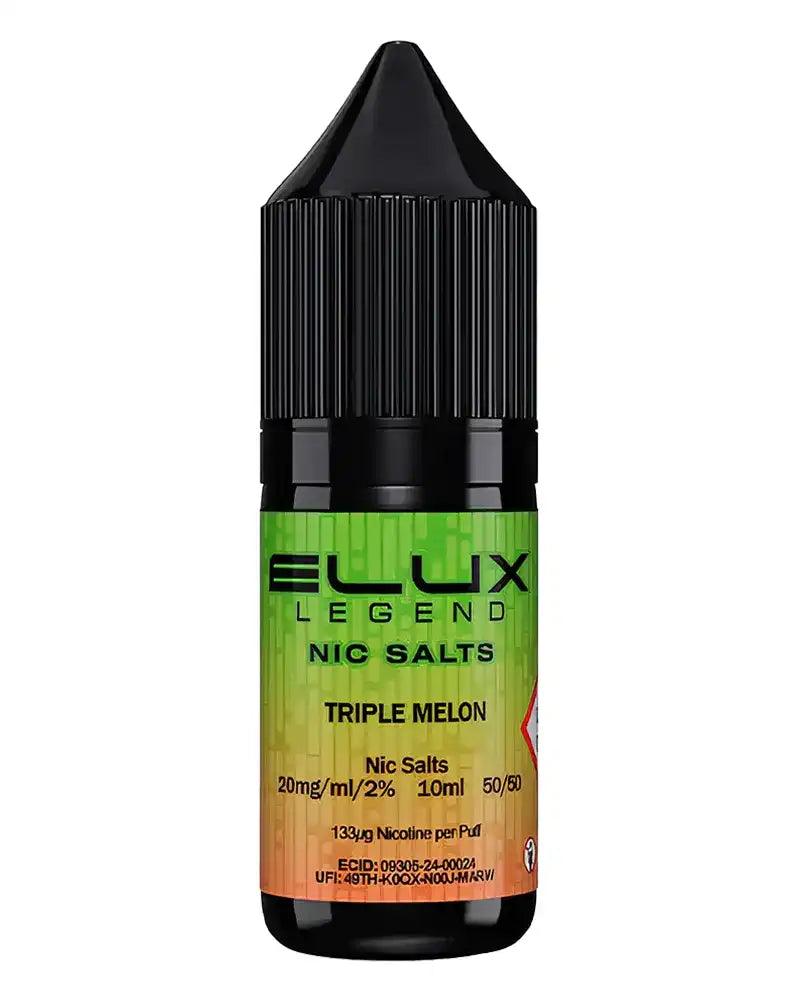 Elux Legend Triple Melon Nic Salt Vape Juice - Vapours Deal Ltd