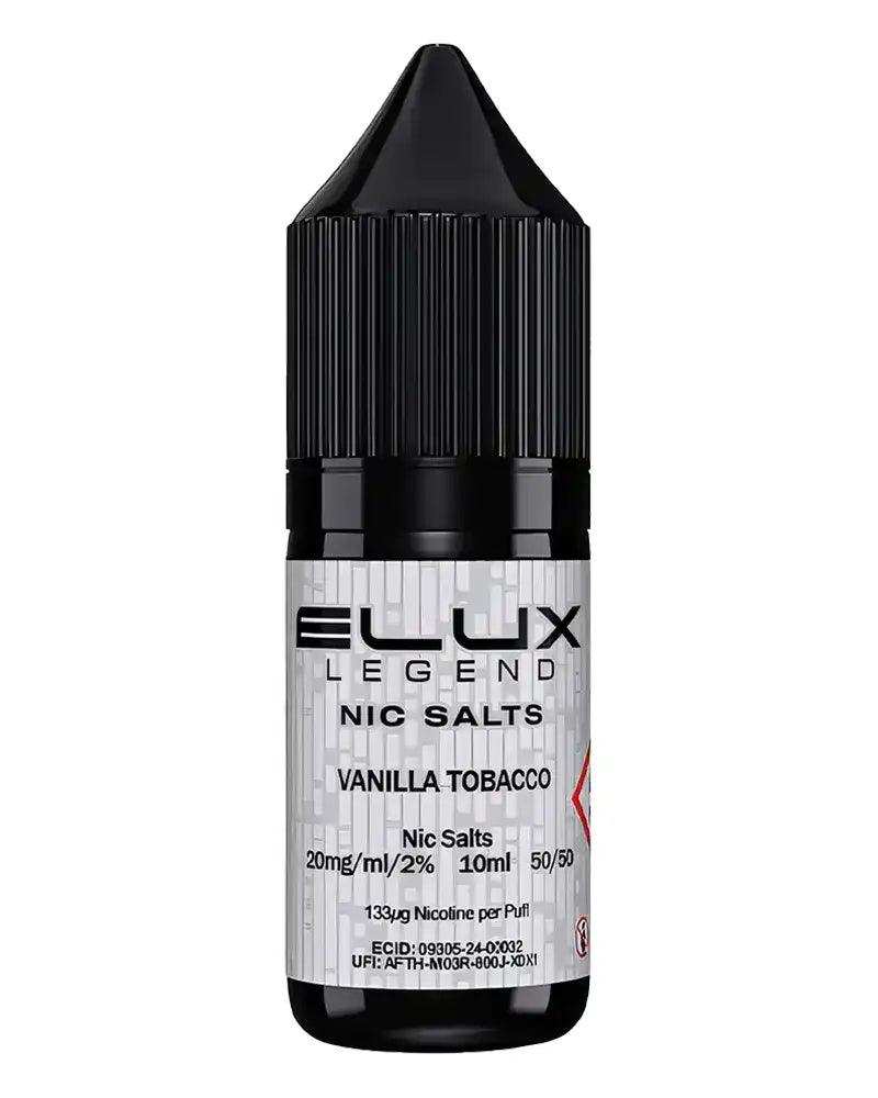 Elux Legend Vanilla Tobacco Nic Salt Vape Juice - Vapours Deal Ltd