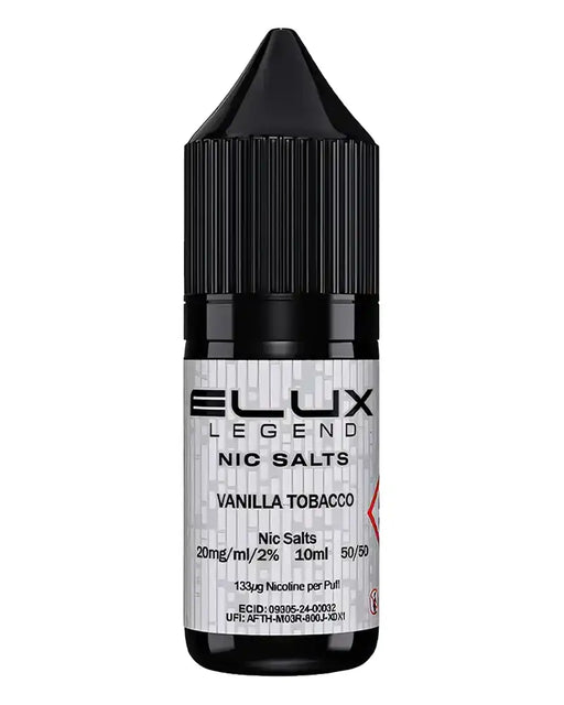 Elux Legend Vanilla Tobacco Nic Salt Vape Juice