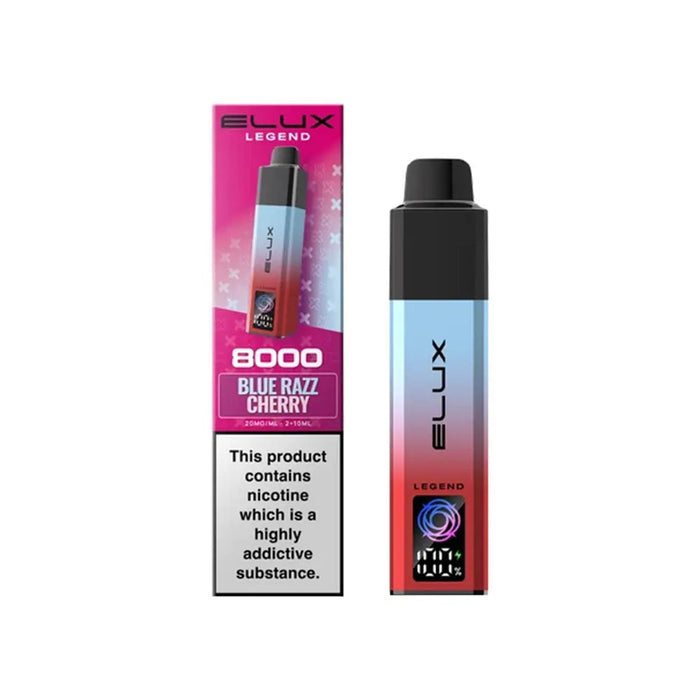 Elux Legend 8000 Prefilled Pod Kit Blue Razz Cherry