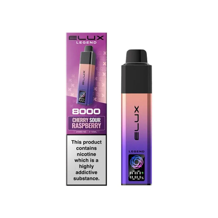 Elux Legend 8000 Prefilled Pod Kit Cherry Sour Raspberry