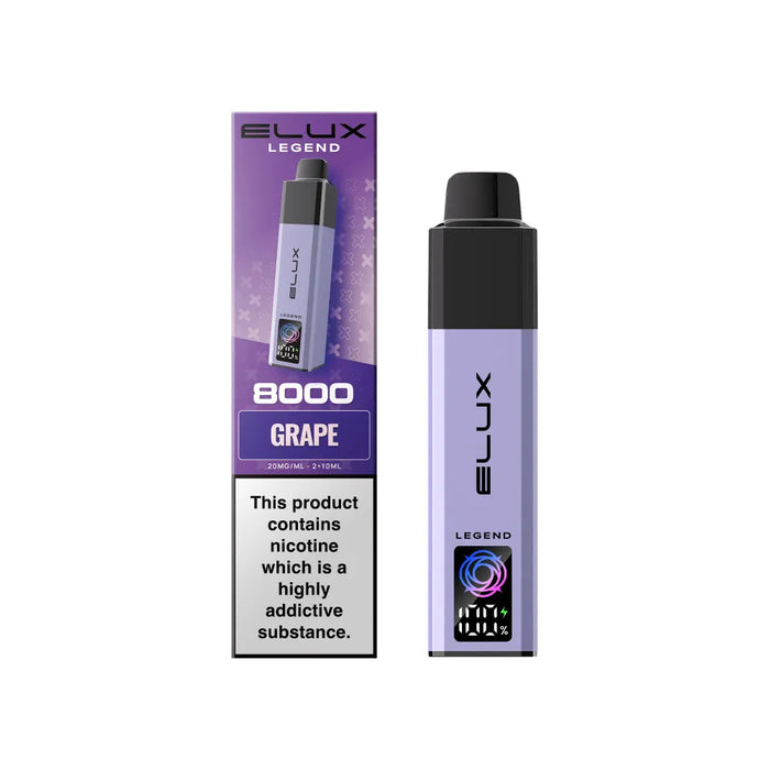 Elux Legend 8000 Prefilled Pod Kit Grape