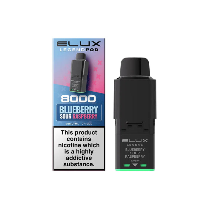 Elux Legend 8000 Refill Pods Blueberry Sour Raspberry