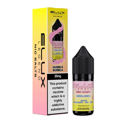 Elux Legend Hubbla Bubbla Nic Salt Vape Juice