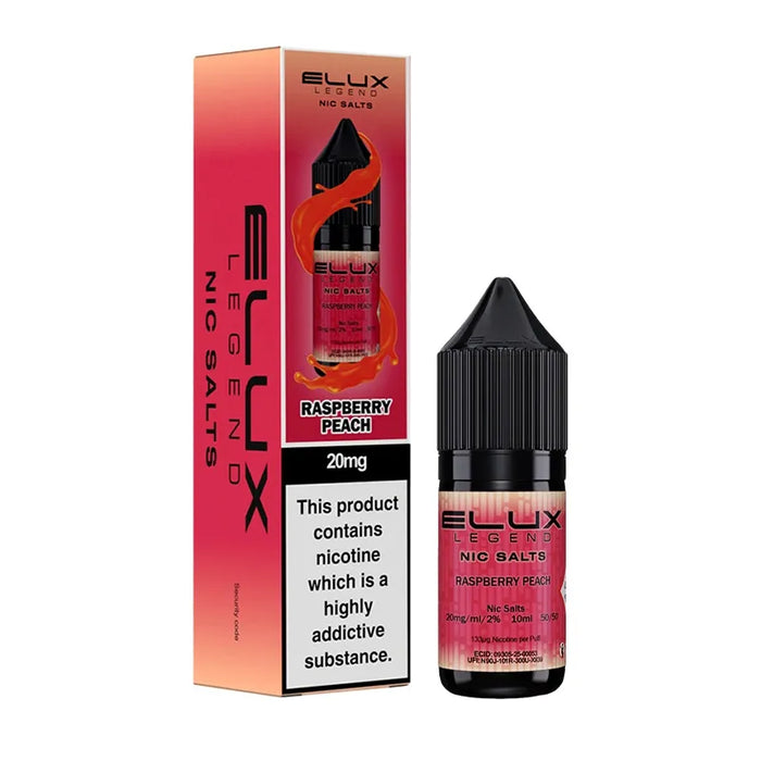 Elux Legend Raspberry Peach Nic Salt 20mg