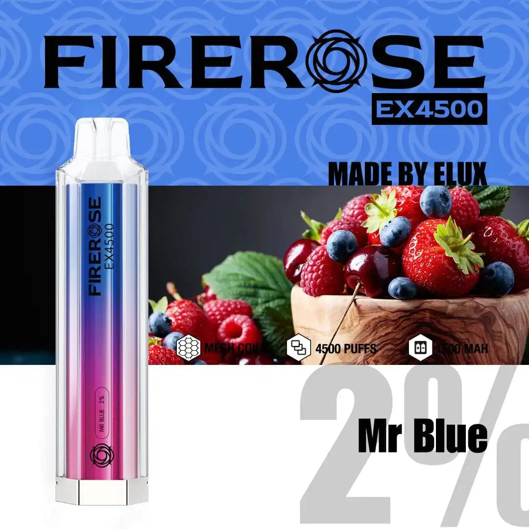 FireRose-ex4500-Zero-Nicotine-Disposable-Vape-Mr-Blue