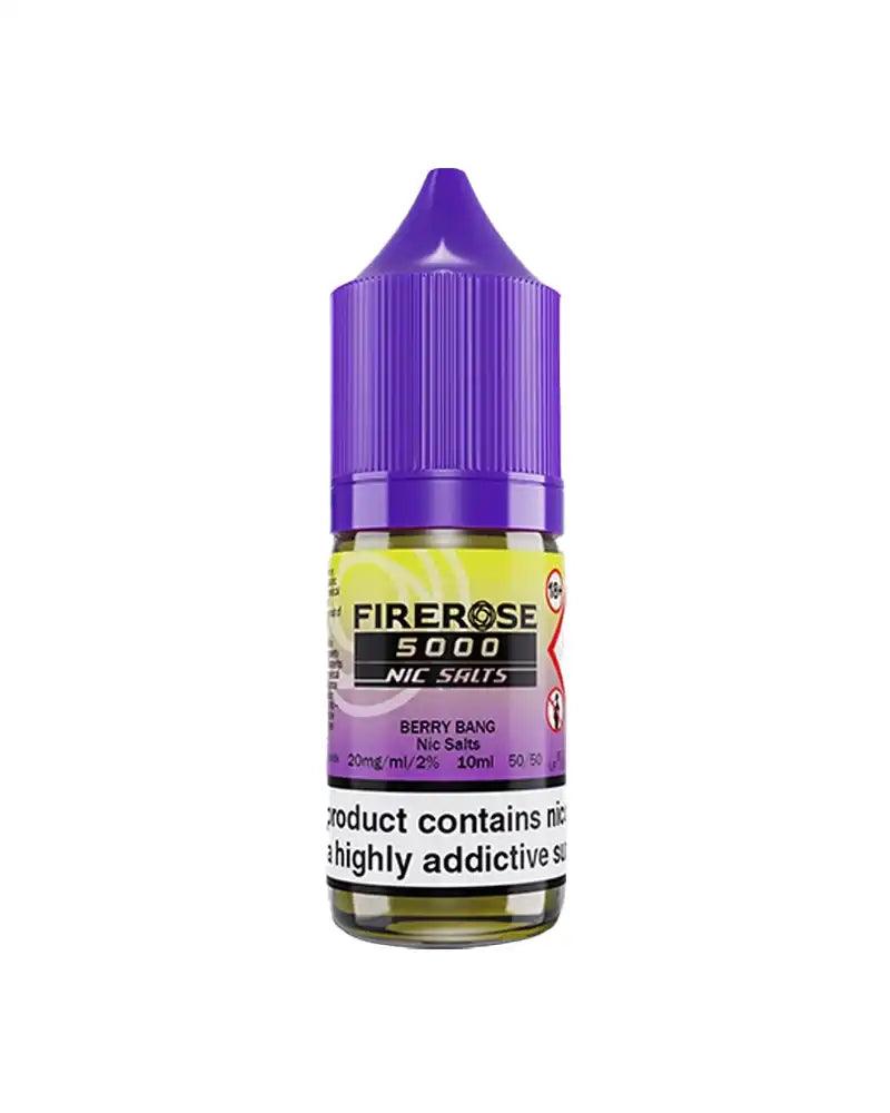 Firerose 5000 Berry Bang Nic Salt Vape Juice - Vapours Deal Ltd