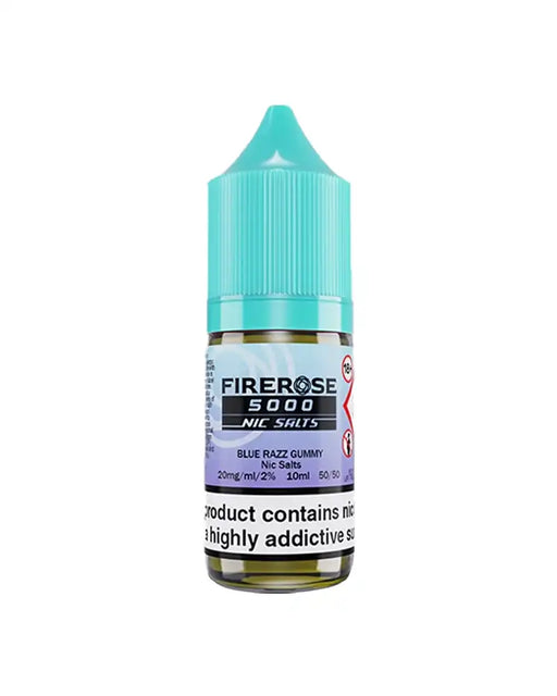 Firerose 5000 Blue Razz Gummy Nic Salt Vape Juice