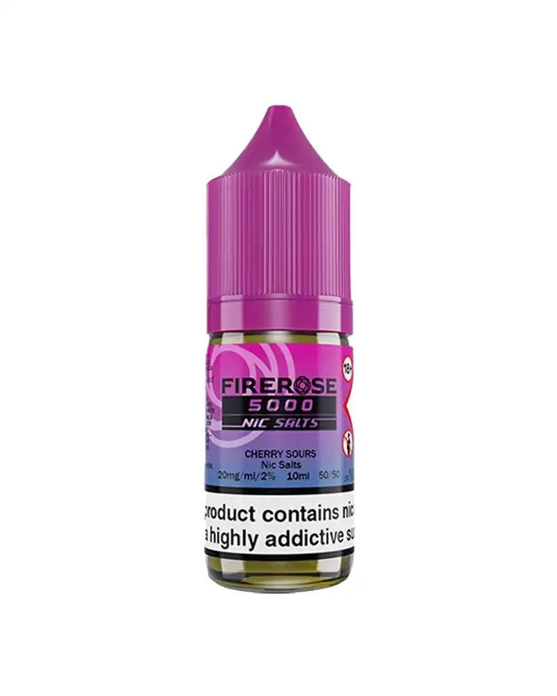 Firerose 5000 Cherry Sours Nic Salt Vape Juice - Vapours Deal Ltd