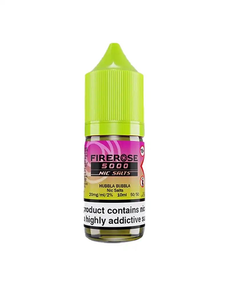 Firerose 5000 Hubbla Bubbla Nic Salt Vape Juice - Vapours Deal Ltd