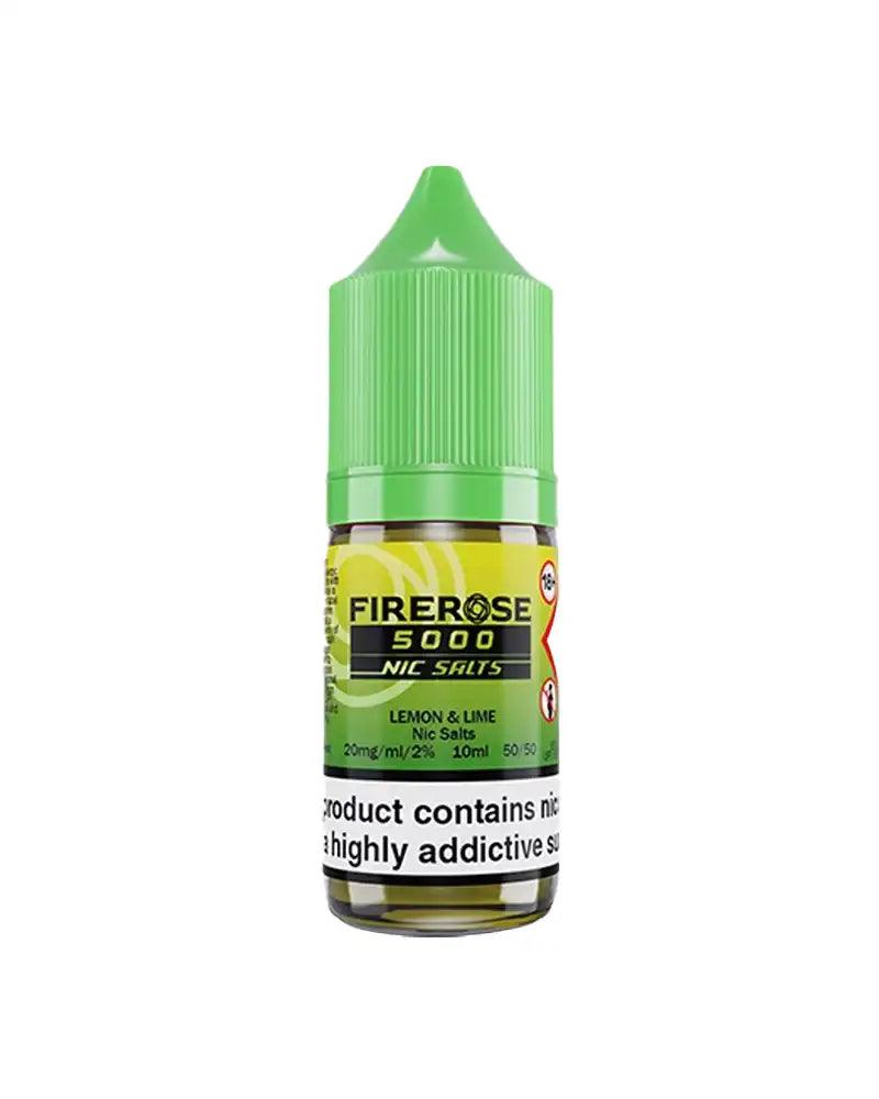 Firerose 5000 Lemon Lime Nic Salt Vape Juice - Vapours Deal Ltd