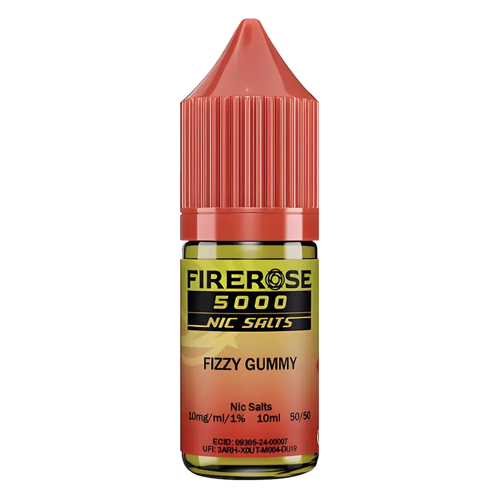 Firerose 5000 Fizzy Gummy Nic Salt Eliquid By Elux