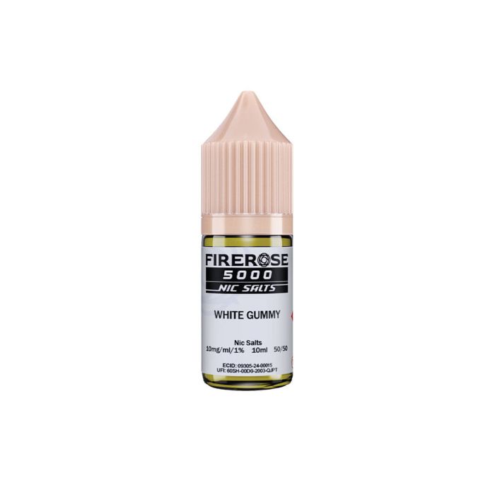 Firerose 5000 White Gummy Nic Salt Eliquid By Elux