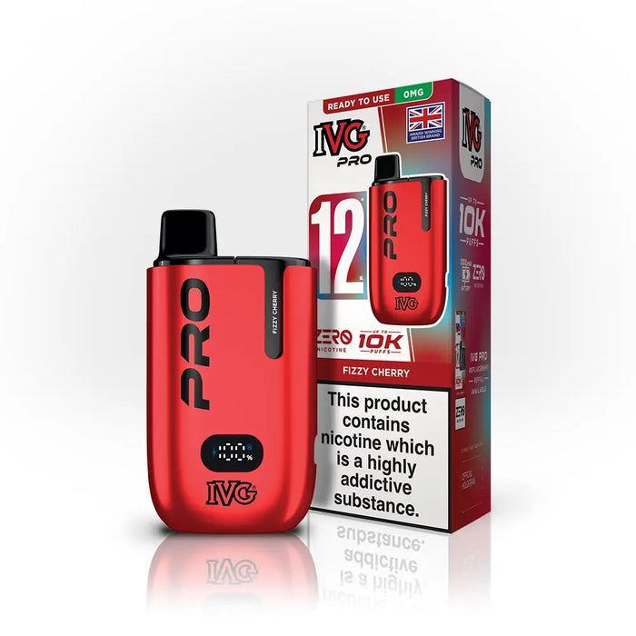 Fizzy_Cherry_IVG Pro 12 Prefilled Pod Kit - Zero Nicotine